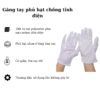 Găng tay phủ hạt chống tĩnh điện