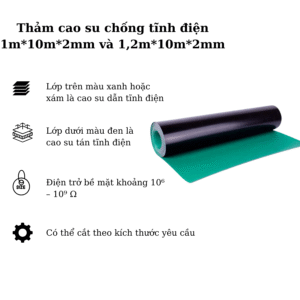 Thảm cao su chống tĩnh điện