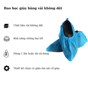 Bao bọc giày bằng vải không dệt