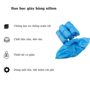 Bao bọc giày bằng nilion