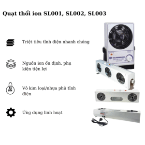 Quạt thổi ion SL001, SL002, SL003