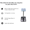 Máy kiểm đo tĩnh điện cho vòng đeo tay giày dép SL031