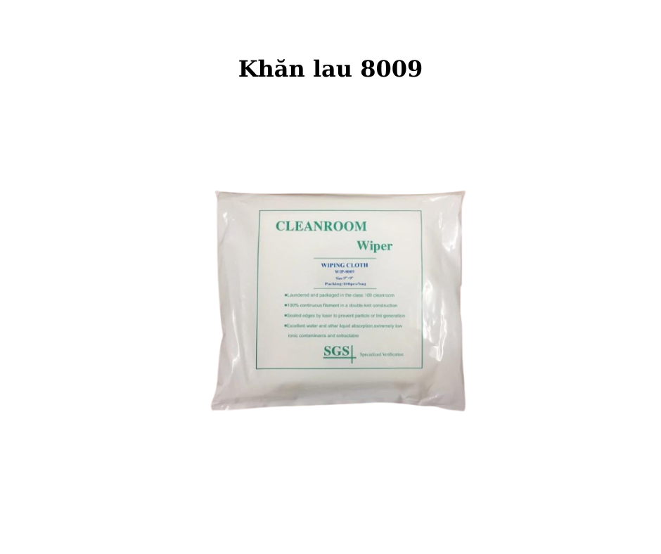Lợi ích nổi bật của khăn lau phòng sạch 8009