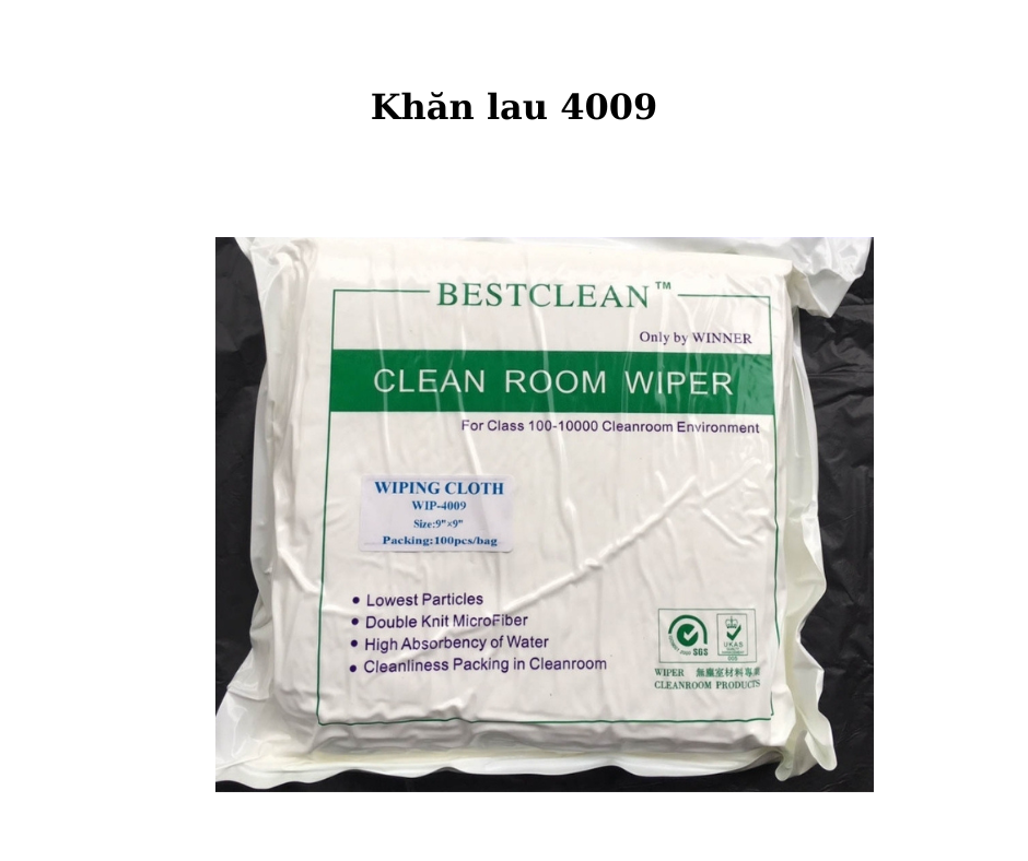 Ứng dụng đa dạng của khăn lau phòng sạch 4009 