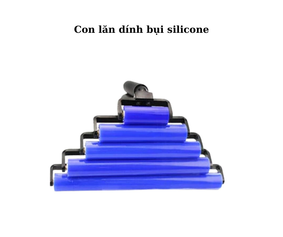 Cấu tạo và thiết kế hiện đại của con lăn silicone phòng sạch
