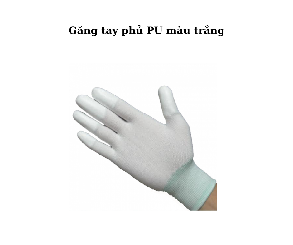 Ứng dụng đa dạng của găng tay PU trắng