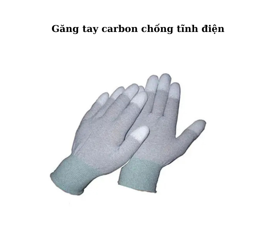 Mô tả chi tiết sản phẩm găng tay carbon chống tĩnh điện