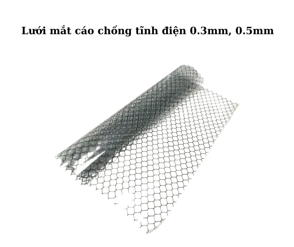 Ứng dụng đa dạng lưới mắt cáo chống tĩnh điện
