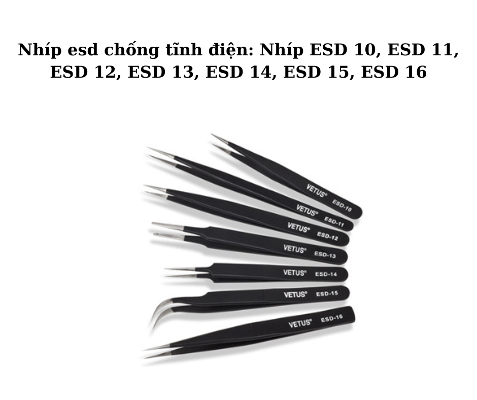 Ứng dụng đa dạng nhíp ESD