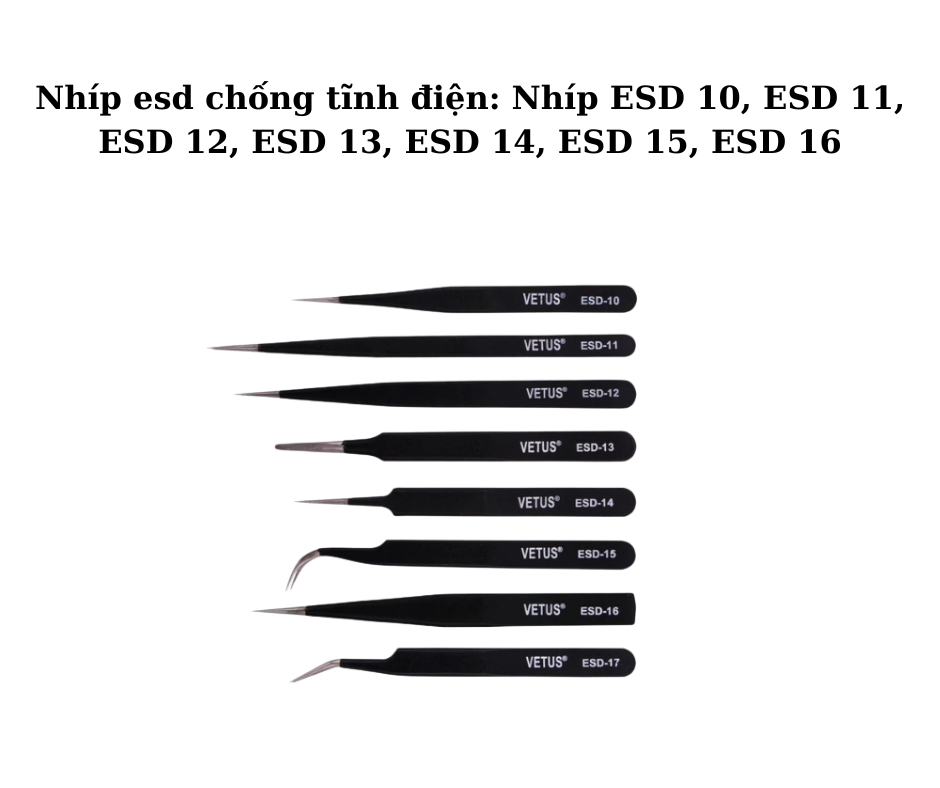 Giới thiệu tổng quan sản phẩm nhíp ESD