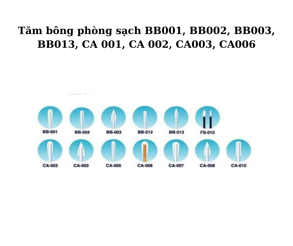 Cấu tạo và thiết kế sản phẩm tăm bông 