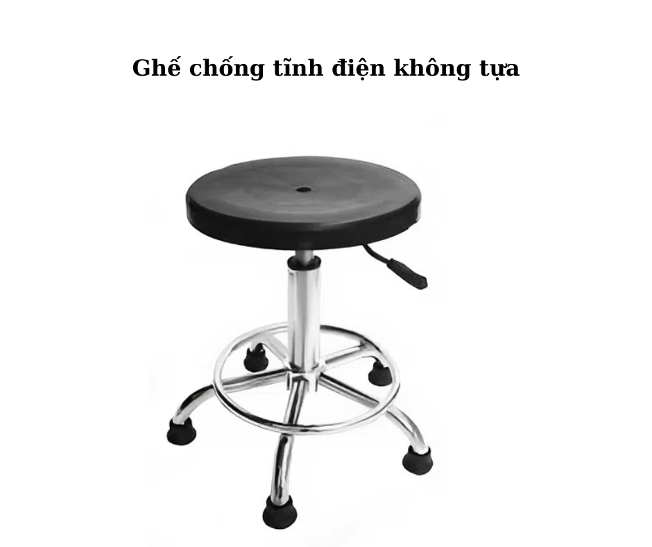 Mô tả sản phẩm ghế chống tĩnh điện không tựa