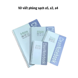 Vở viết phòng sạch a5, a3, a4