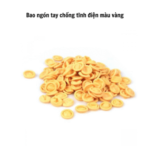 Bao ngón tay chống tĩnh điện màu vàng