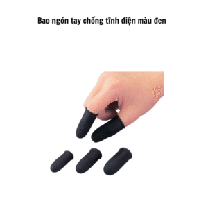 Bao ngón tay chống tĩnh điện màu đen