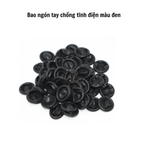 Bao ngón tay chống tĩnh điện màu đen