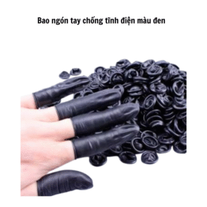 Bao ngón tay chống tĩnh điện màu đen