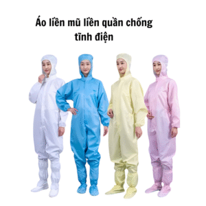 Áo liền mũ liền quần chống tĩnh điện