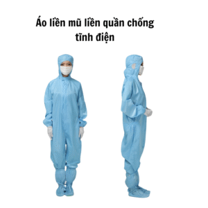 Áo liền mũ liền quần chống tĩnh điện