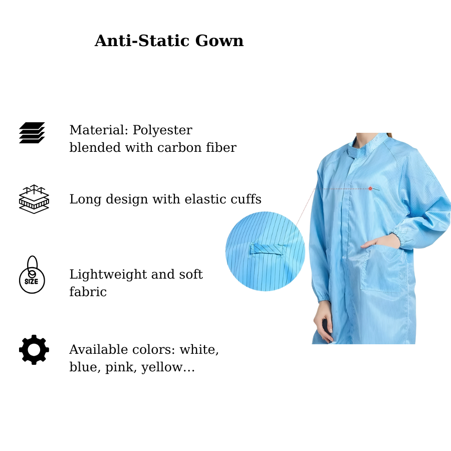 Áo sơ mi chống tĩnh điện
