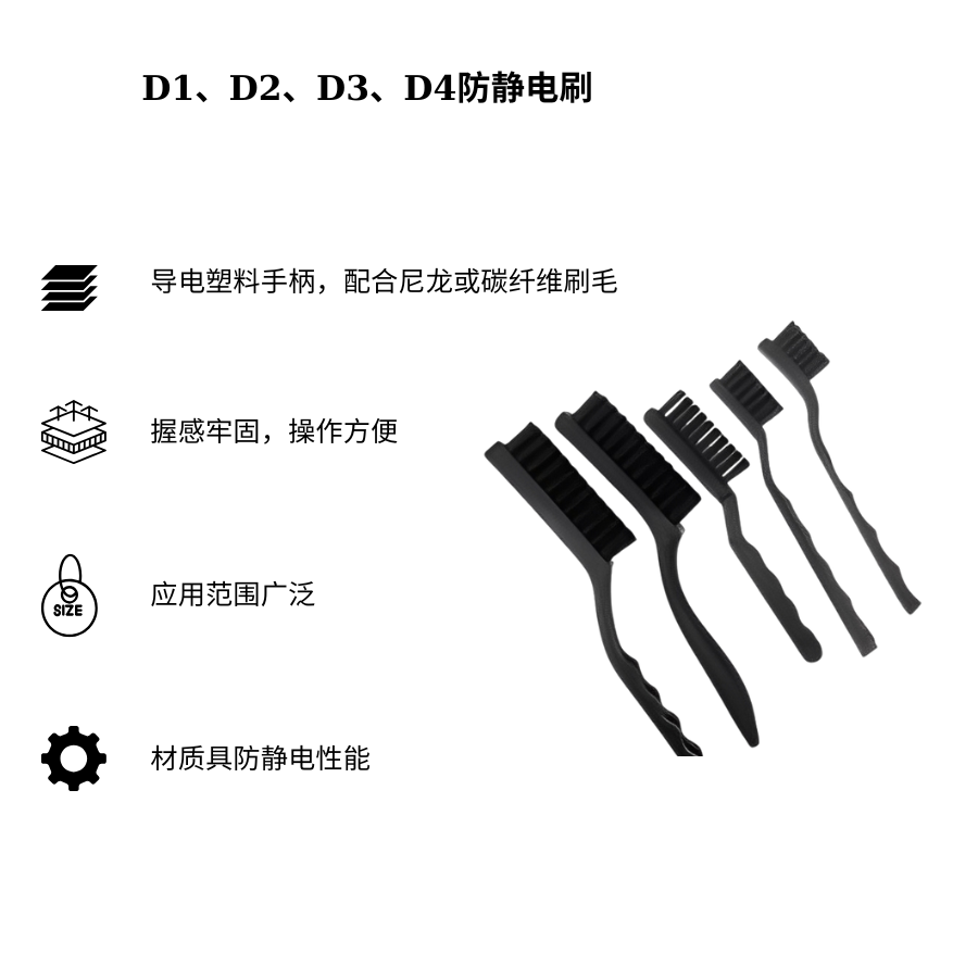 Bàn chải D1, D2, D3. D4