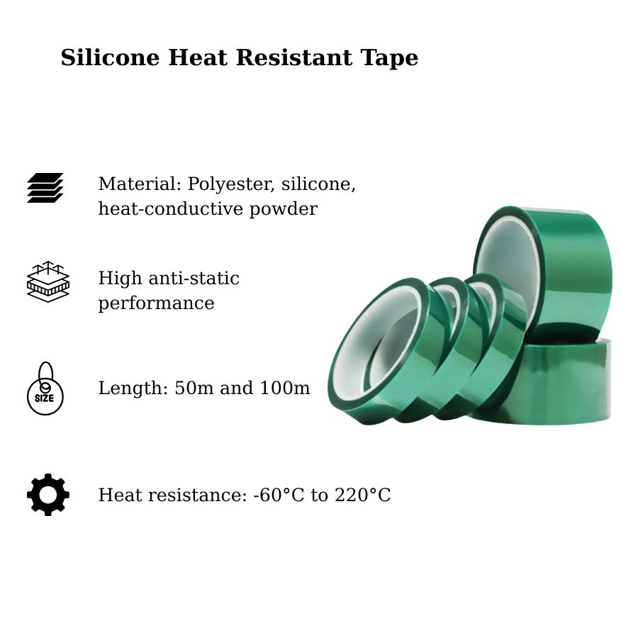 Băng dính chịu nhiệt silicone