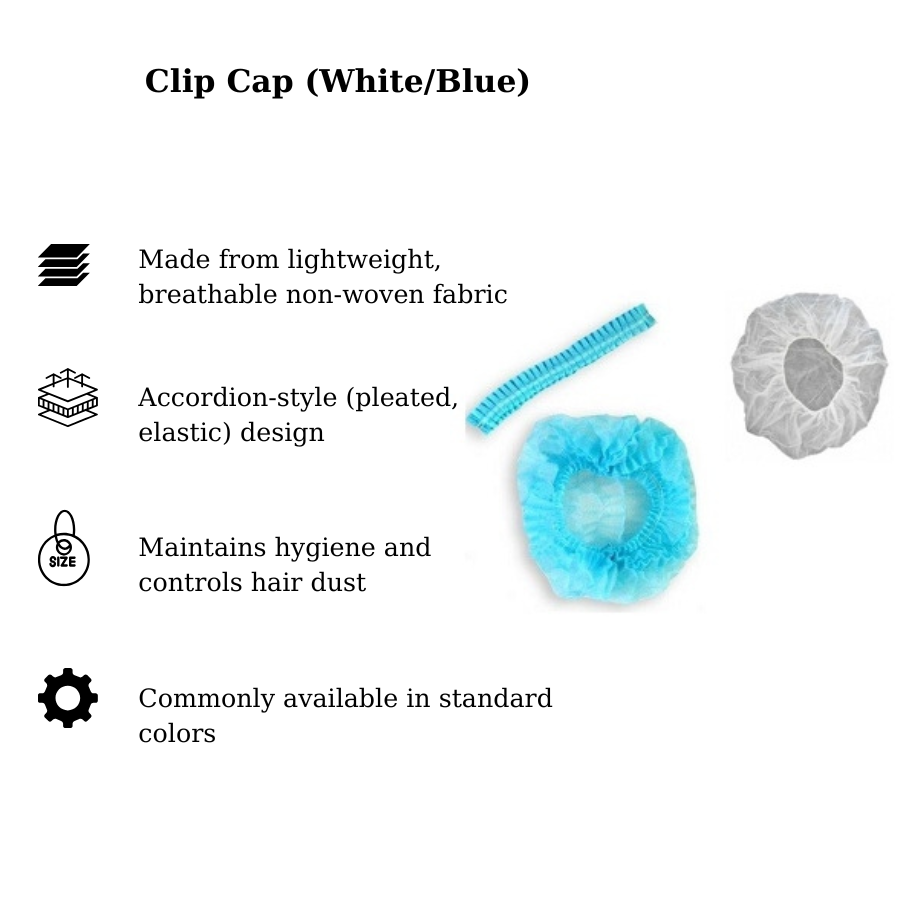 Bao bọc tóc con sâu màu trắng/ Màu xanh