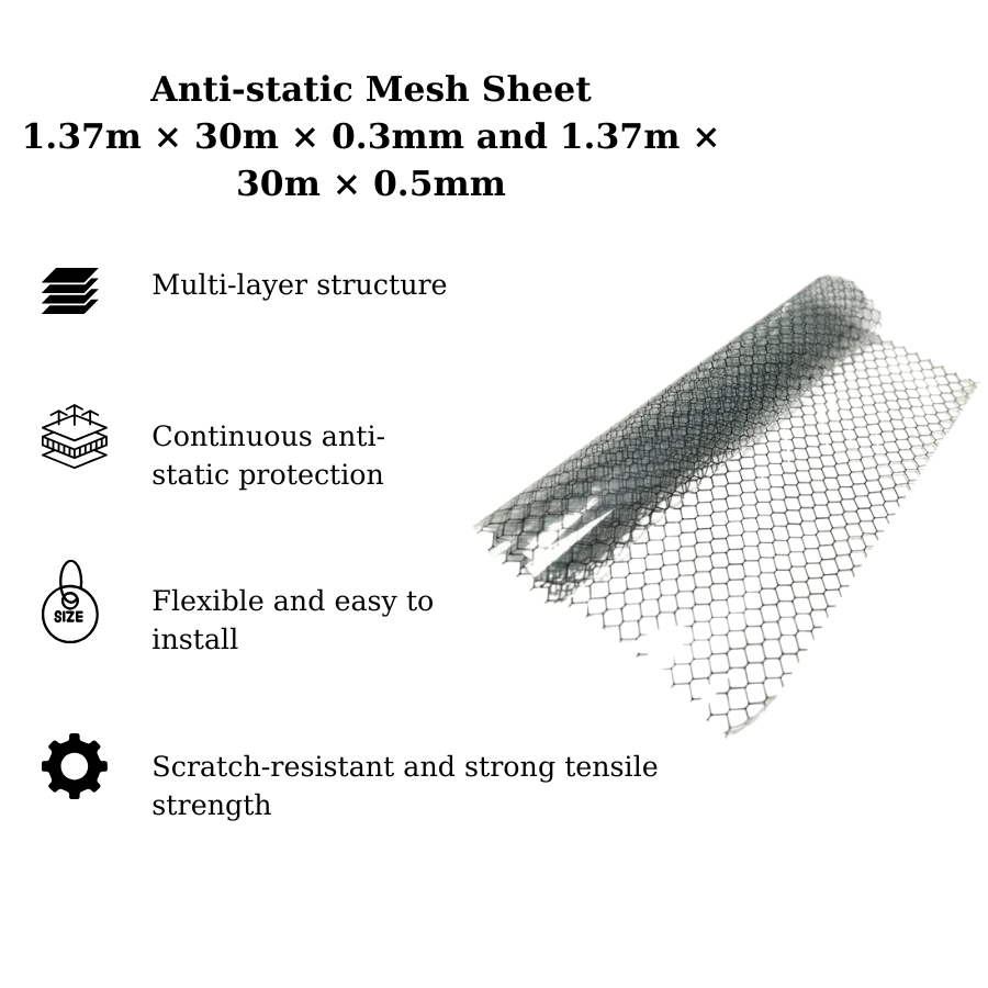 Lưới mắt cáo chống tĩnh điện