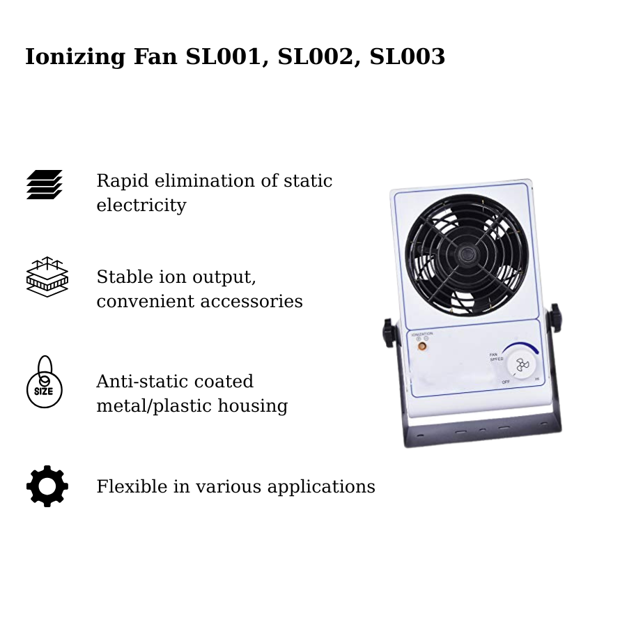Quạt thổi ion SL001, SL002, SL003