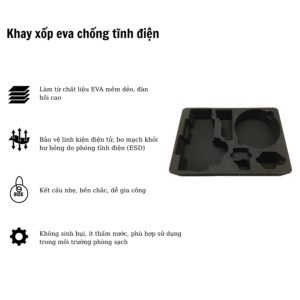 khay xốp eva chống tĩnh điện