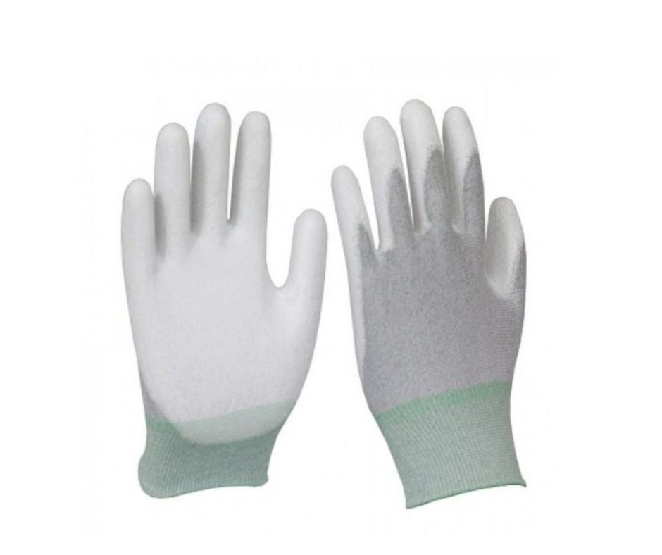 Cấu tạo và thiết kế sản phẩm găng tay carbon chống tĩnh điện phủ PU