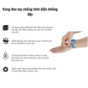 Vòng đeo tay chống tĩnh điện không đây