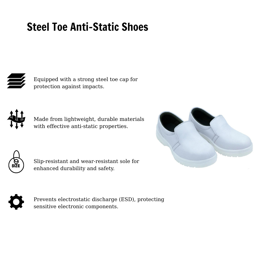 Giày mũi sắt chống tĩnh điện