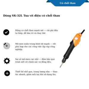 Dòng SK-32L Tua vít điện có chổi than