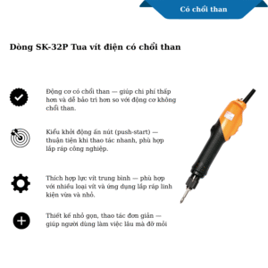 Dòng SK-32P Tua vít điện có chổi than