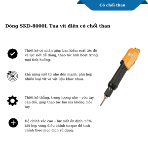 Dòng SKD-8000L Tua vít điện có chổi than