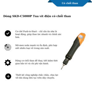 Dòng SKD-C5000P Tua vít điện có chổi than