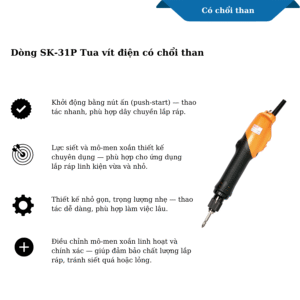 SK-31P Tua vít điện có chổi than